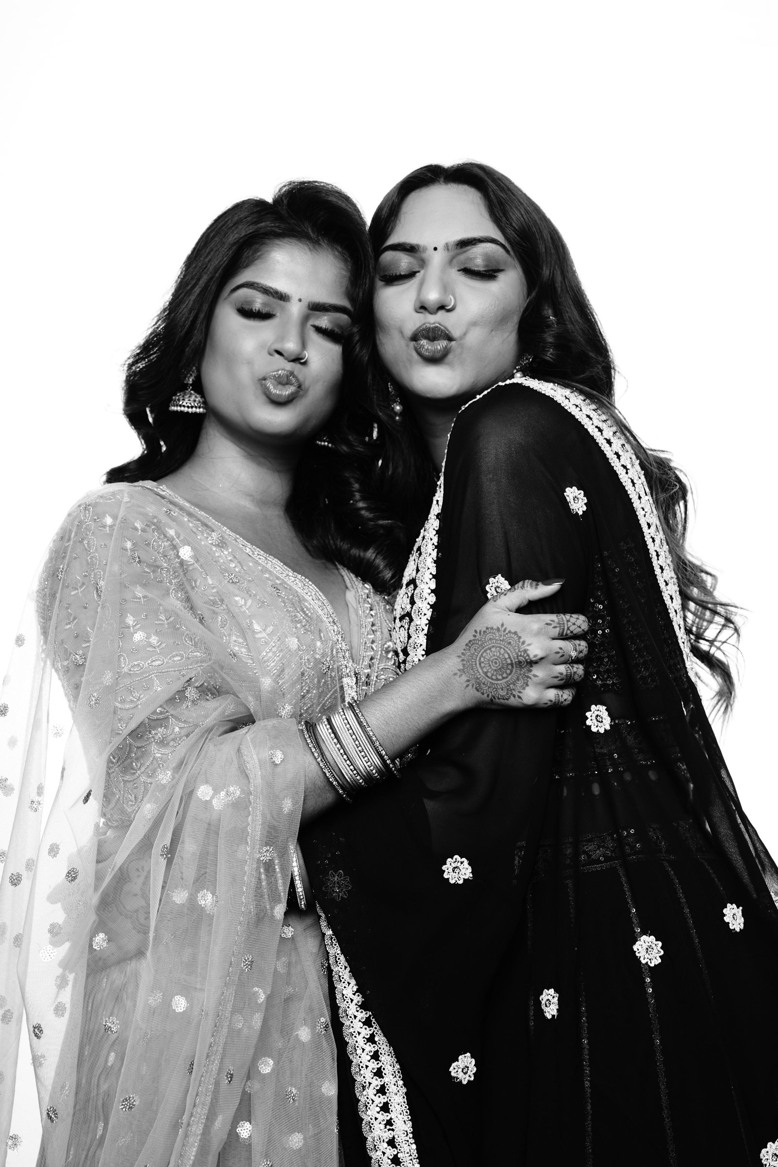 Classic portrait with controlled studio lighting