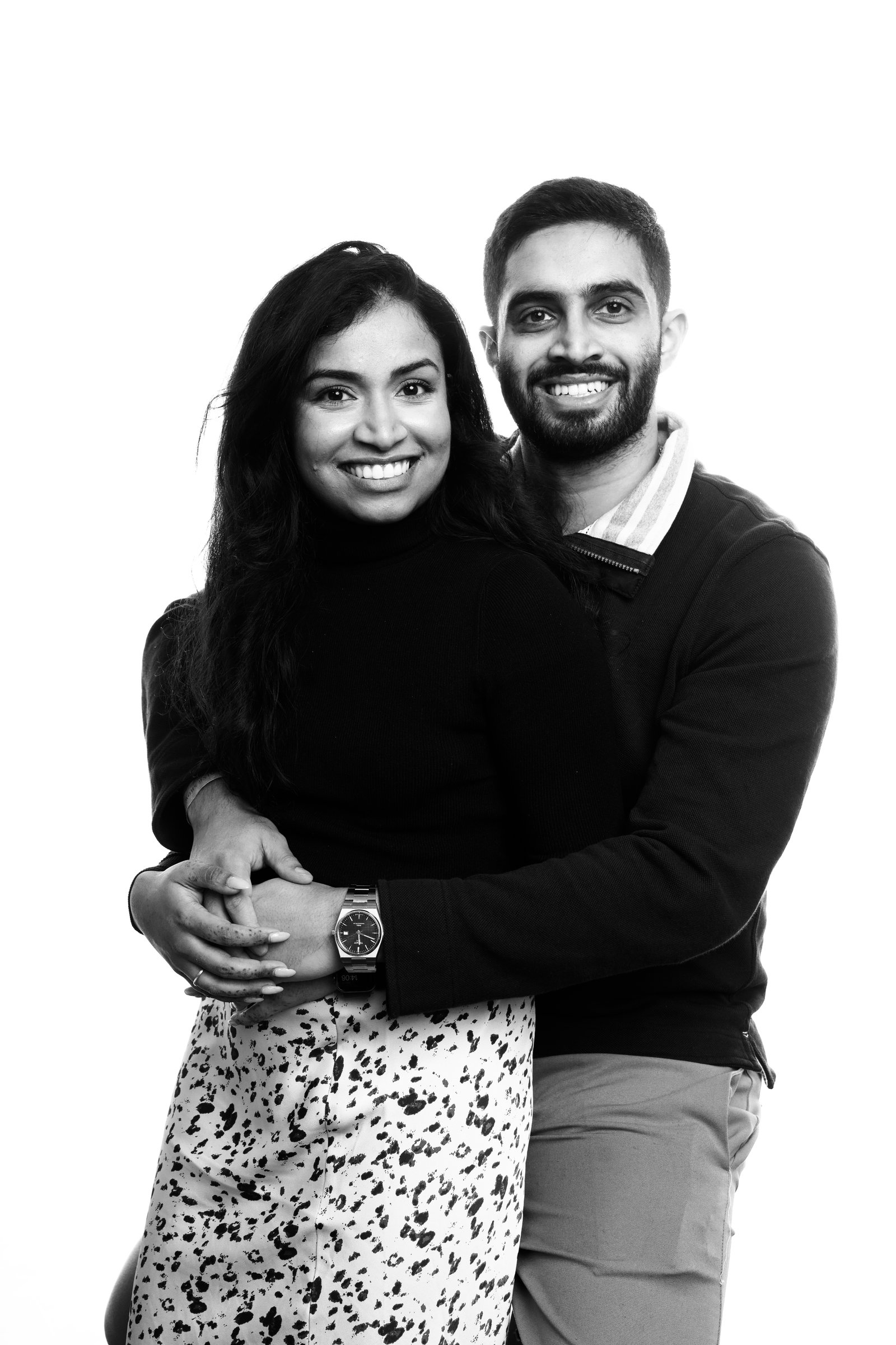 Portrait station moments at wedding reception